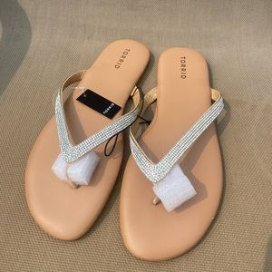 Torrid women’s rhinestone sandal size 9 NWT